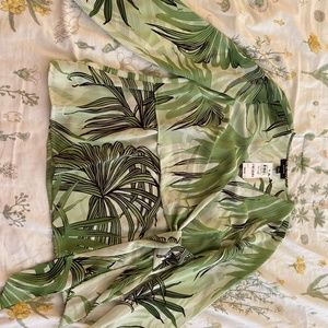 Tropic dress blouse